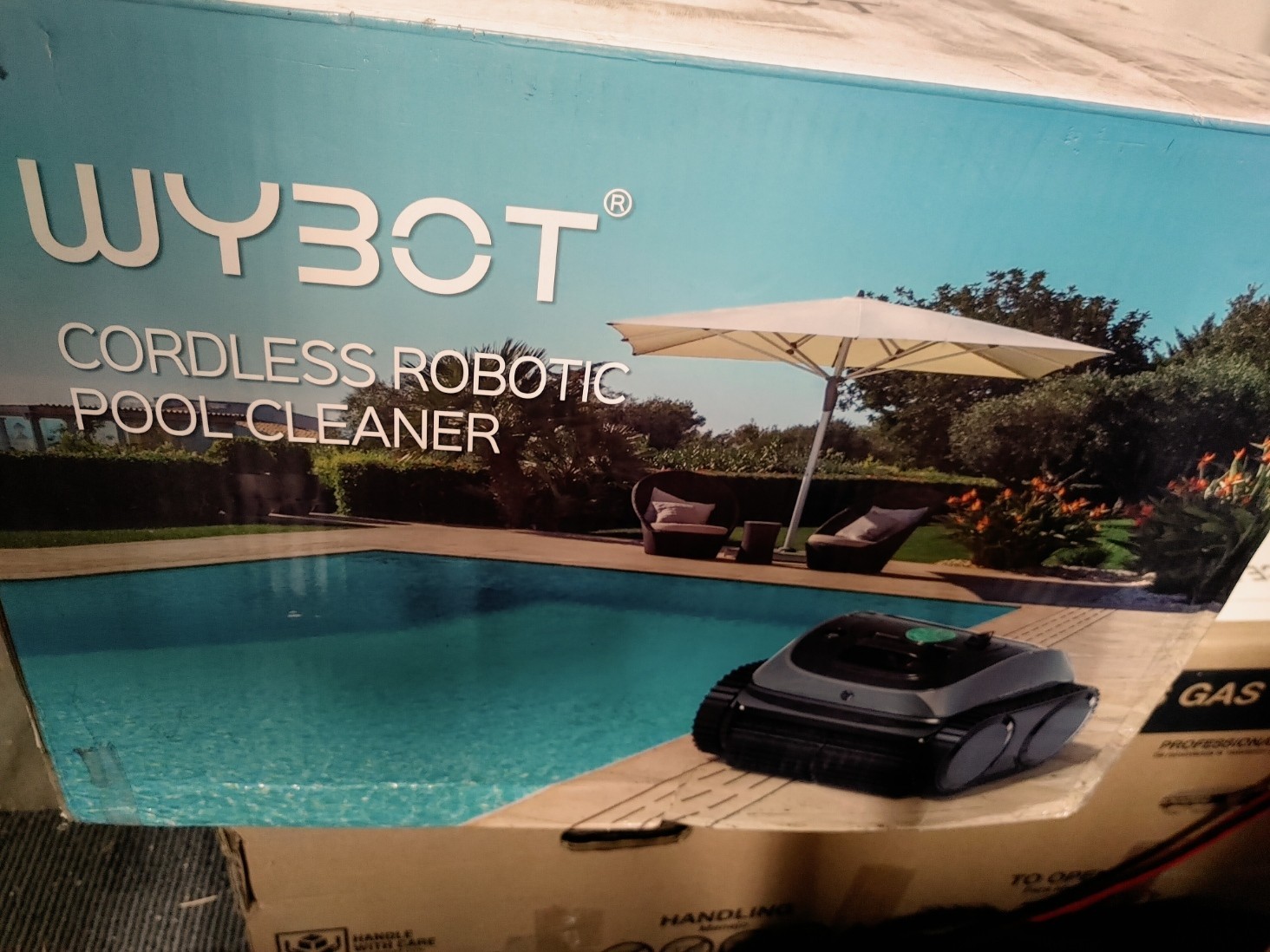 WYBOT C1 - Cordless Robotic Pool Cleaner - Robot Vacuum - Inground - OS7010C