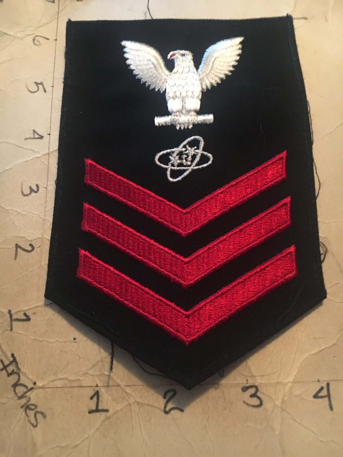 USN Rate Electronics Technician 1st Class Petty Officer Patch 6/14/25