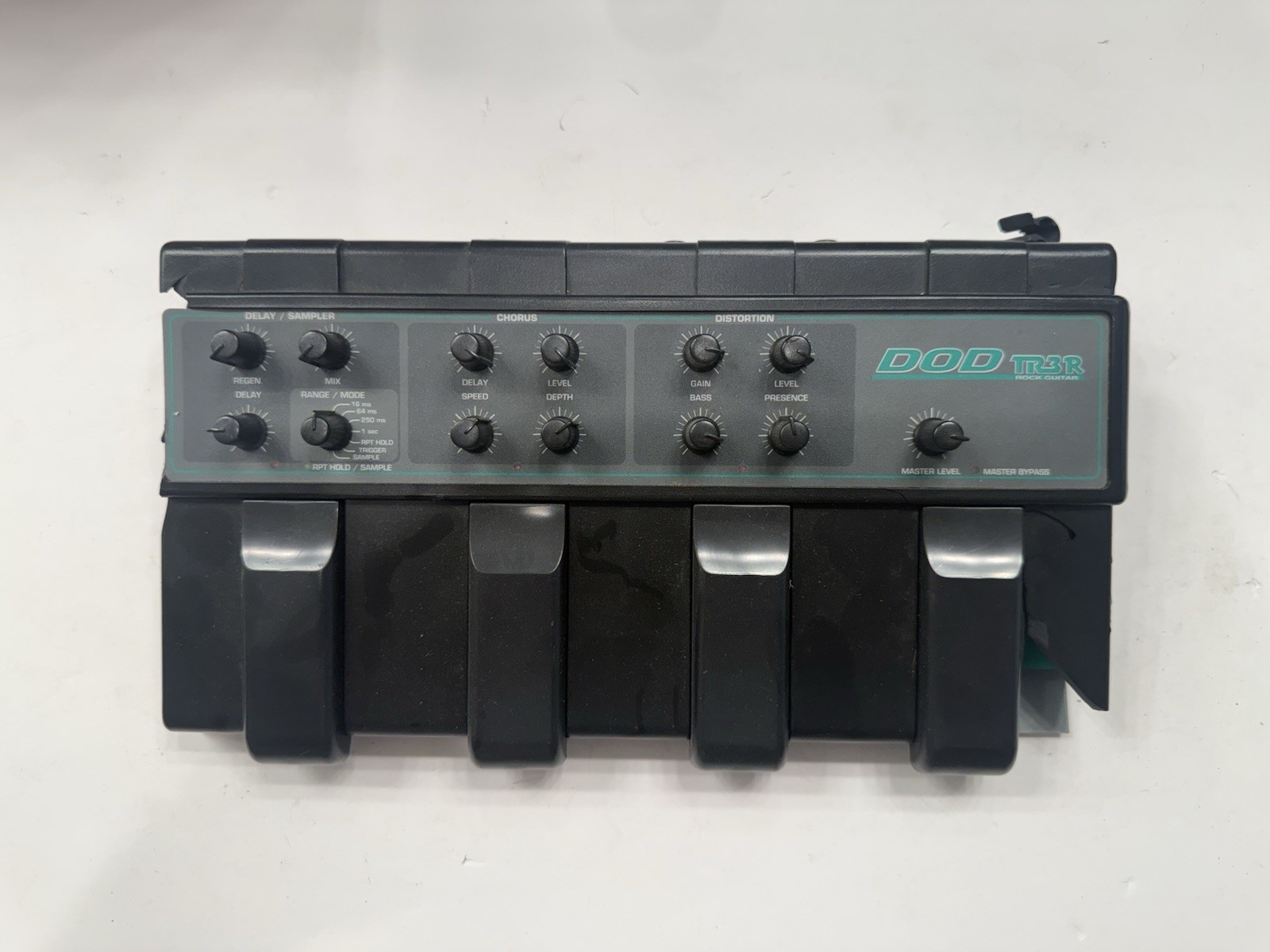 *For Parts/Repair* DOD TR3R Chorus Delay Distortion Vintage Multi Effects Pedal