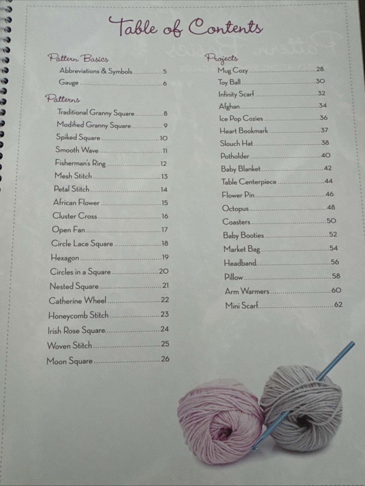 USED CROCHET PATTERNS & PROJECTS AFGHANS HAT 19 DESIGNS CROCHET PATTERN BOOK