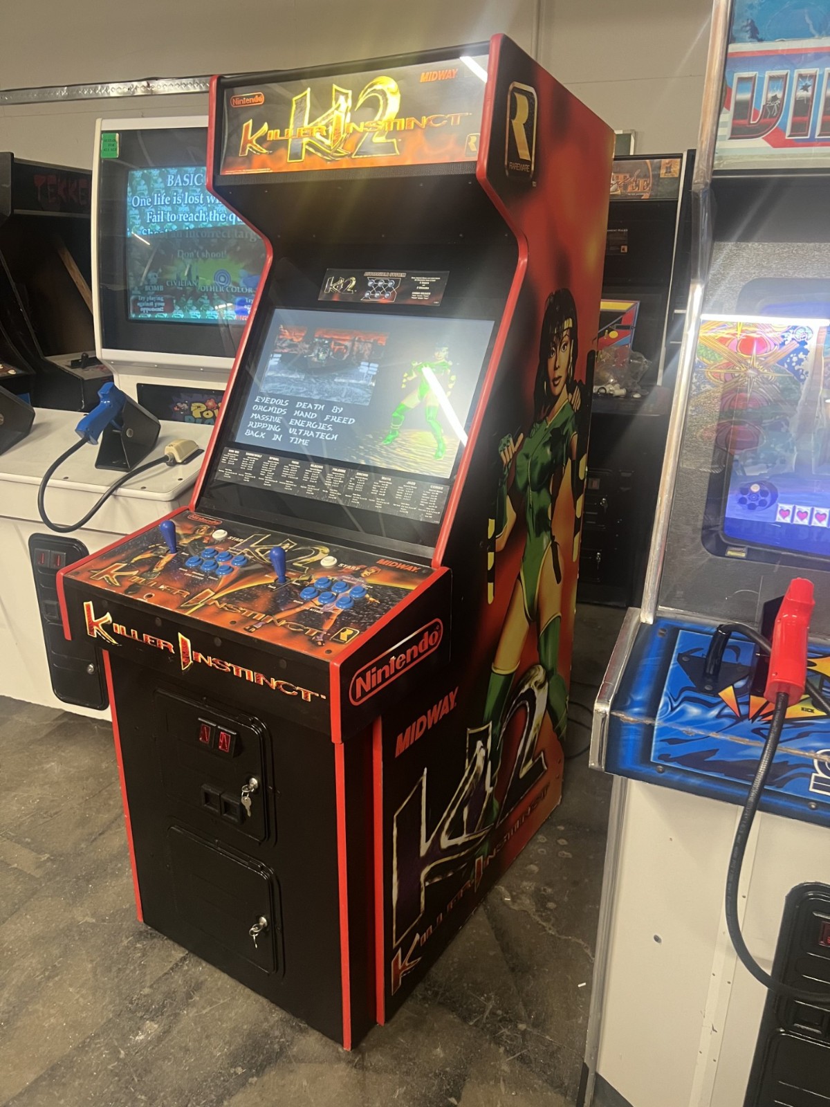 KILLER INSTINCT II ARCADE MACHINE by MIDWAY 1996 (Excellent Condition)
