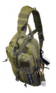 Explorer OD Green Single Strap 3 Day Military Combat Assault Pack Molle Bug O...
