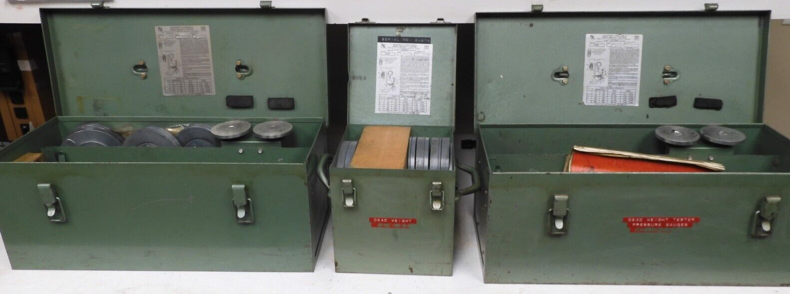 Ashcroft Portable Dead Weight Testers (2 Units) Deadweight Tester  - Used - PD61