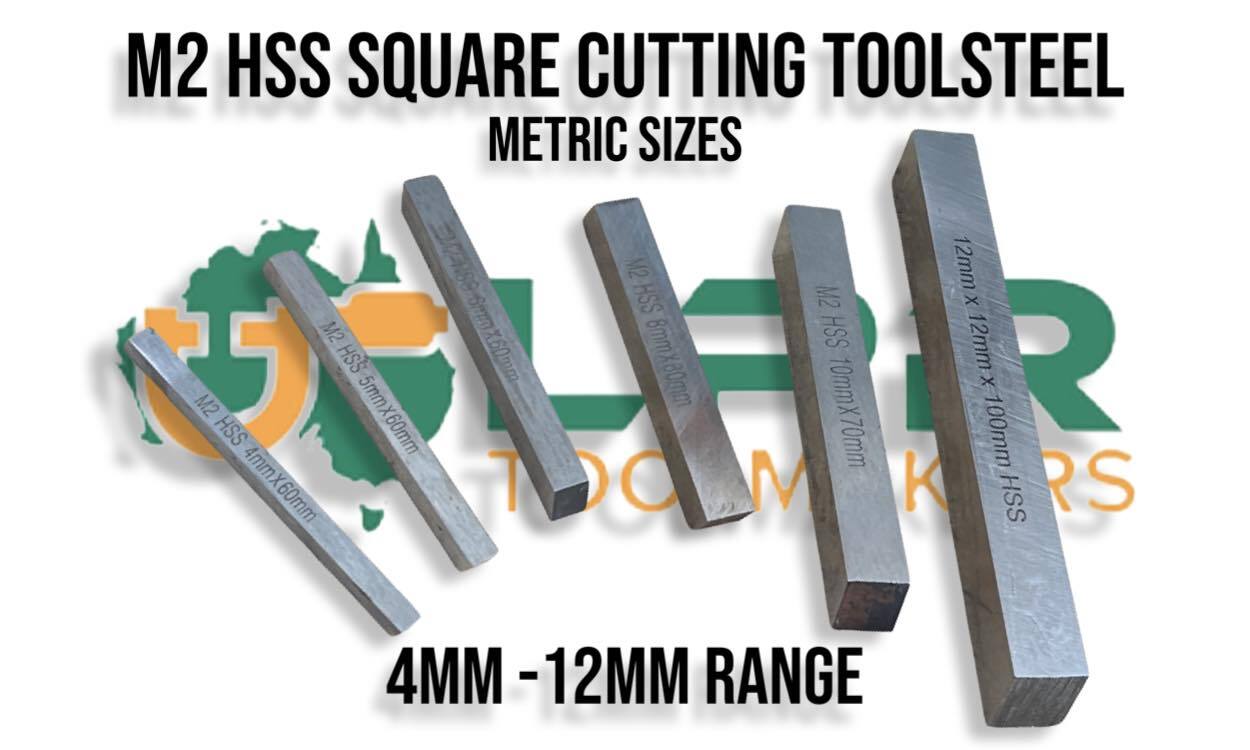 HSS M2 Metric Square Cutting Tool Steel [4 to 12mm] range you pick