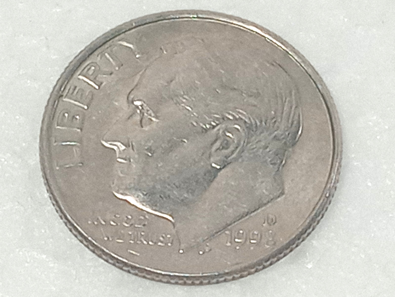 1998 D Roosevelt Dime Coin Multiple Errors. (11)