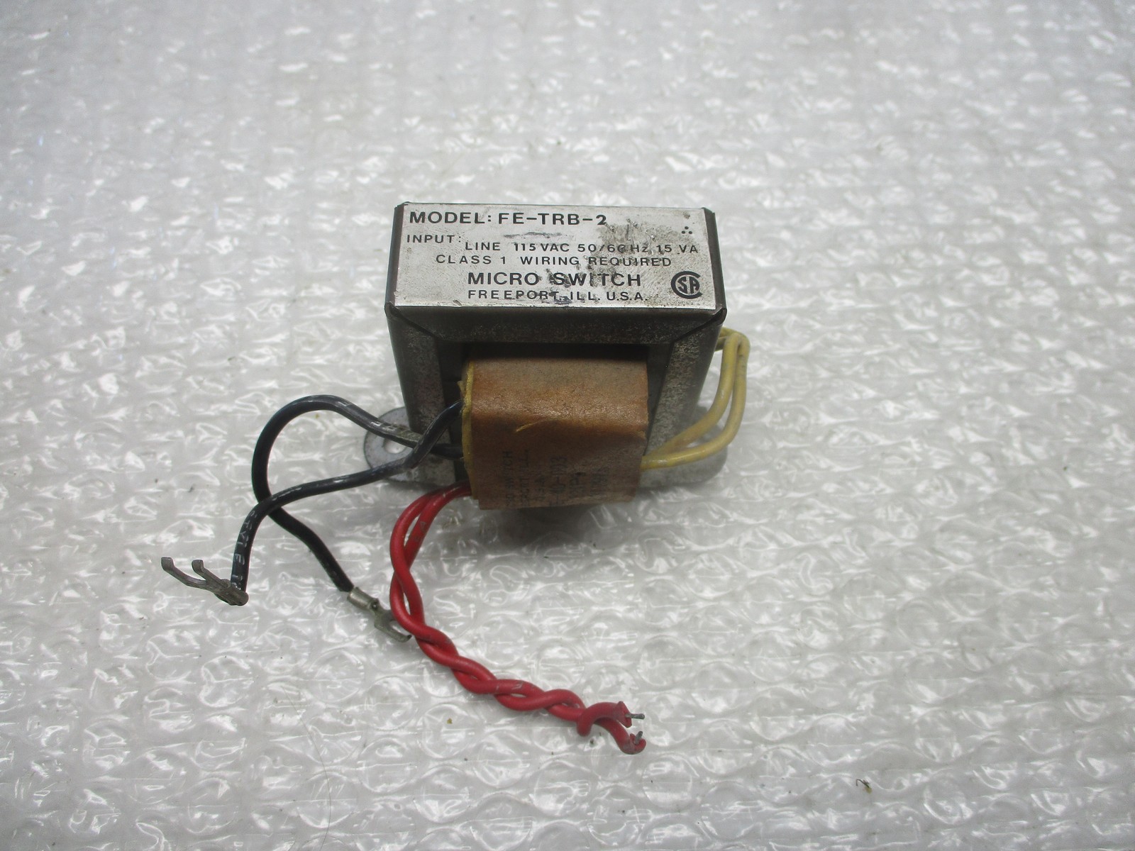 MICROSWITCH FE-TRB-2 TRANSFORMER UNMP