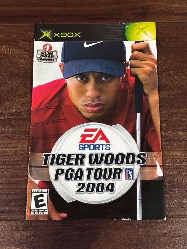 Tiger Woods PGA Tour 04 Golf 2004 XBOX Instruction Manual Only