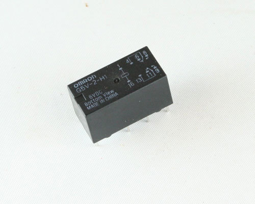 Lot of 25 G5V-2-H1-DC6 OMRON relay DPDT 6VDC 2A