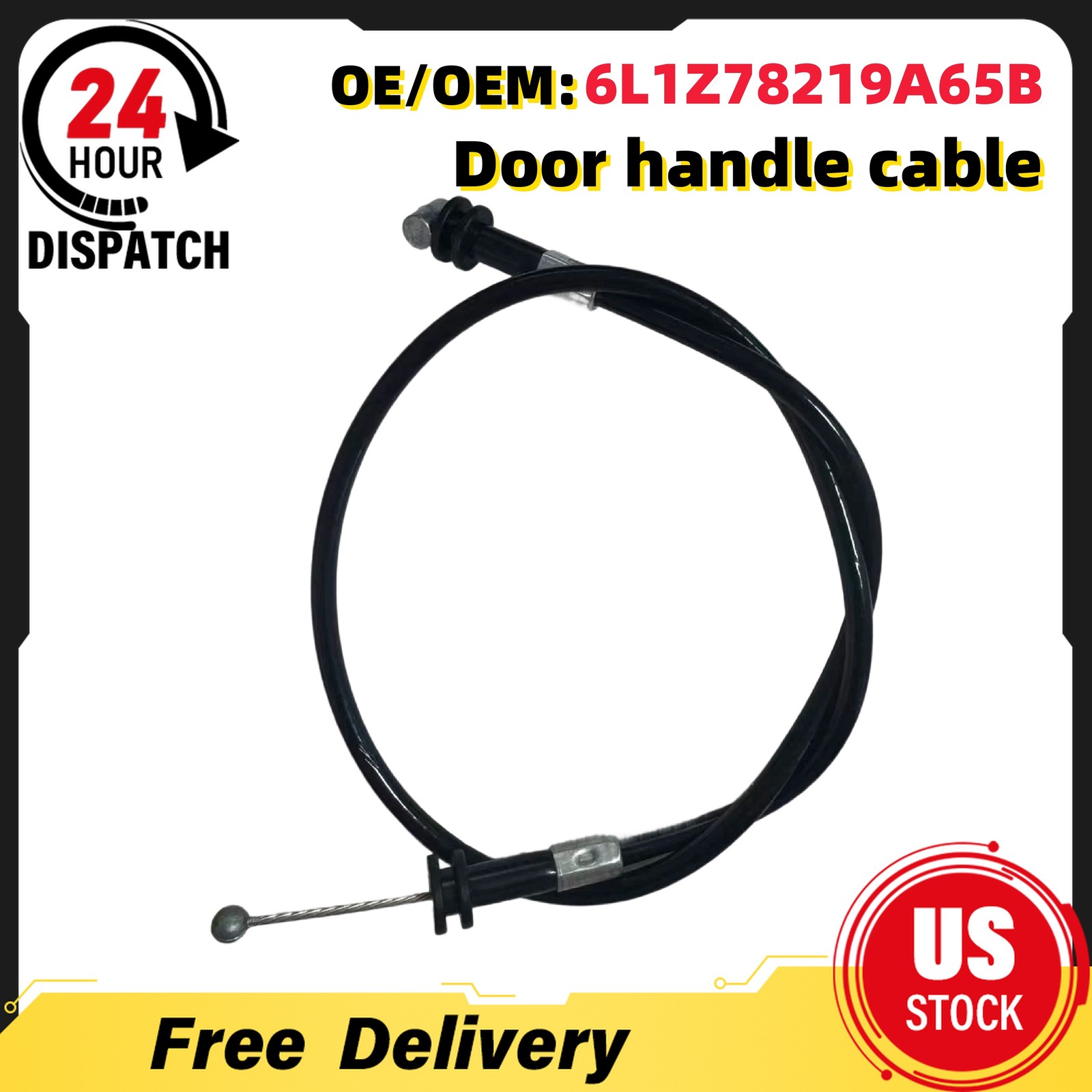 Door handle Inside latch cable Left+Right For Ford Expedition Lincoln Navigator