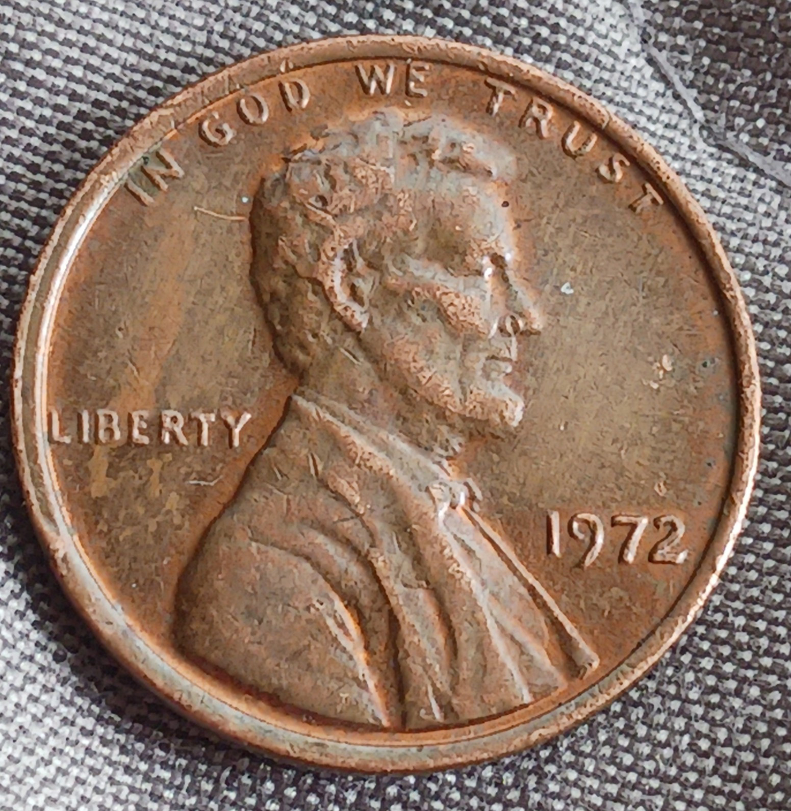1972 Lincoln Memorial Penny! DDR!