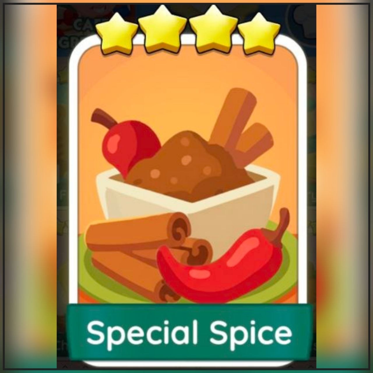 1 x Special Spice (⭐️⭐️⭐️⭐️)Set-11 Cafe Ingredient (Happy Harvest ) Mono_poly_go