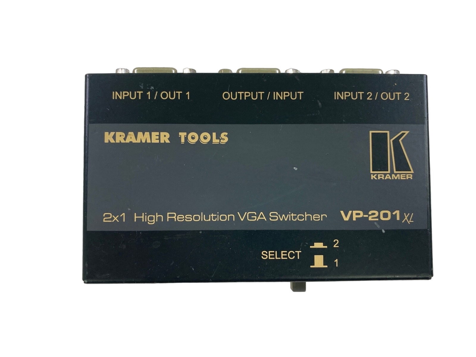 Kramer Electronics VP-201XL 2x1 Computer Graphics Video Mechanical Switcher