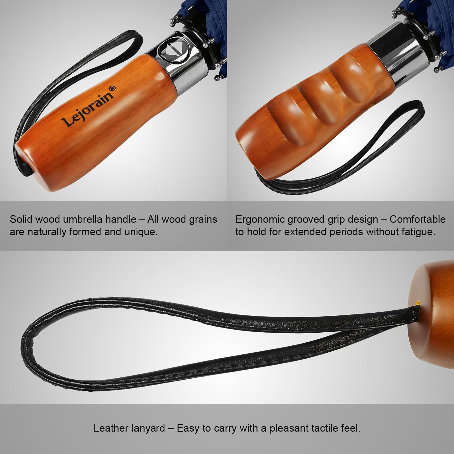 Large Compact Golf Umbrella - 54inch Oversized Auto Open Close Folding Golf U...