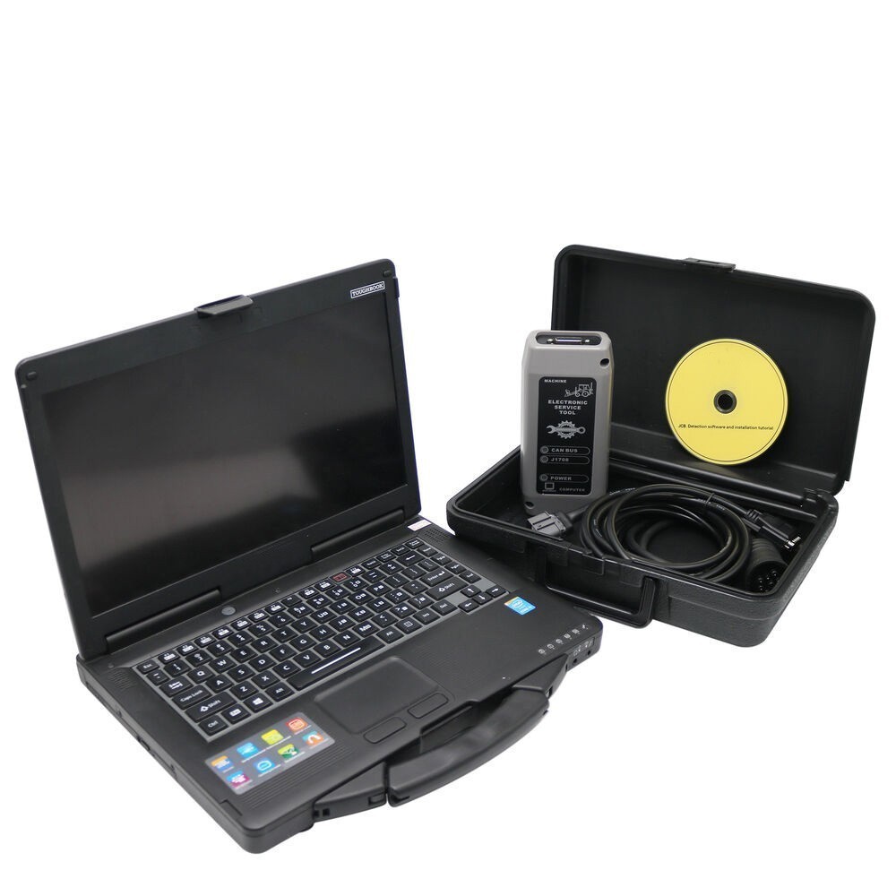 V24.1.3 For JCB Heavy Duty Truck Diagnostic TOOL JCB master4 scanner+ Laptop