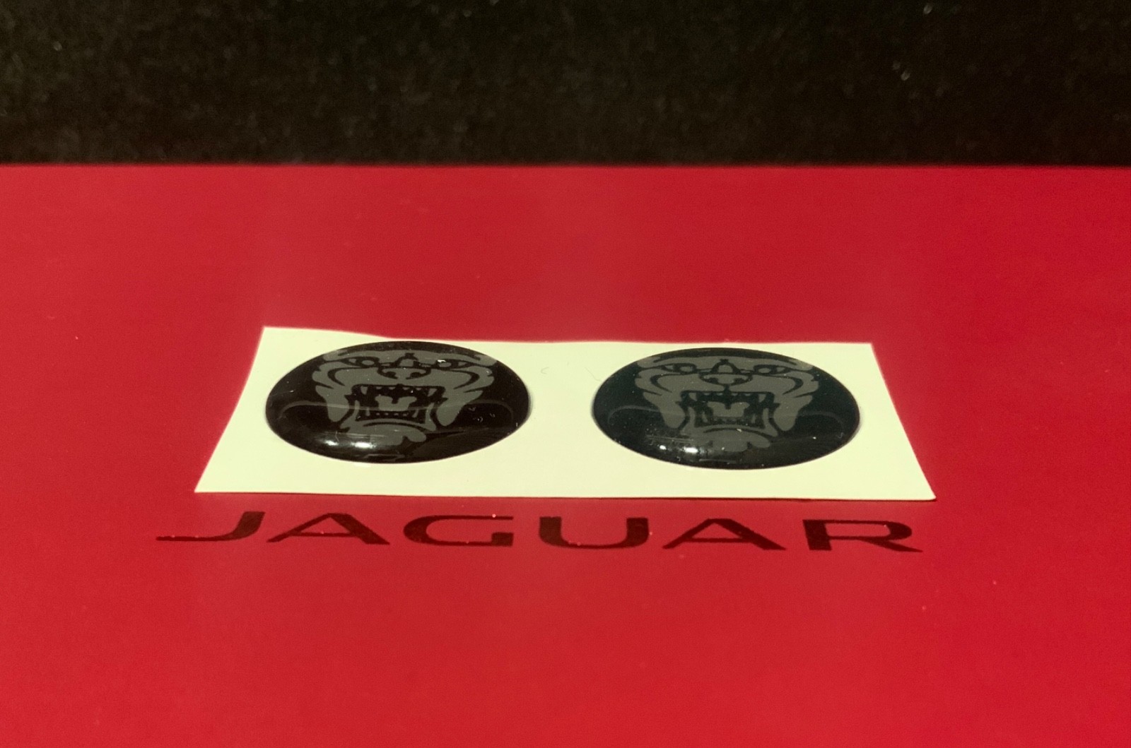 JAGUAR Trunk Switch Badge Sticker Emblem Decal
