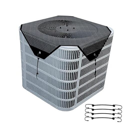 Central Air Conditioner Covers for Outside Unit, AC Mesh Shade, 26"x26"