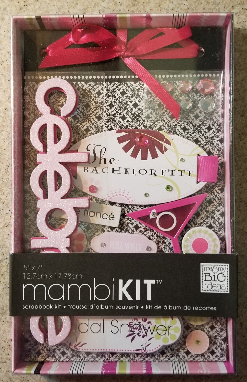 Me and My Big Ideas Bachelorette Mambi Scrapbook Kit ~ 5" X 7" ~ New in Box