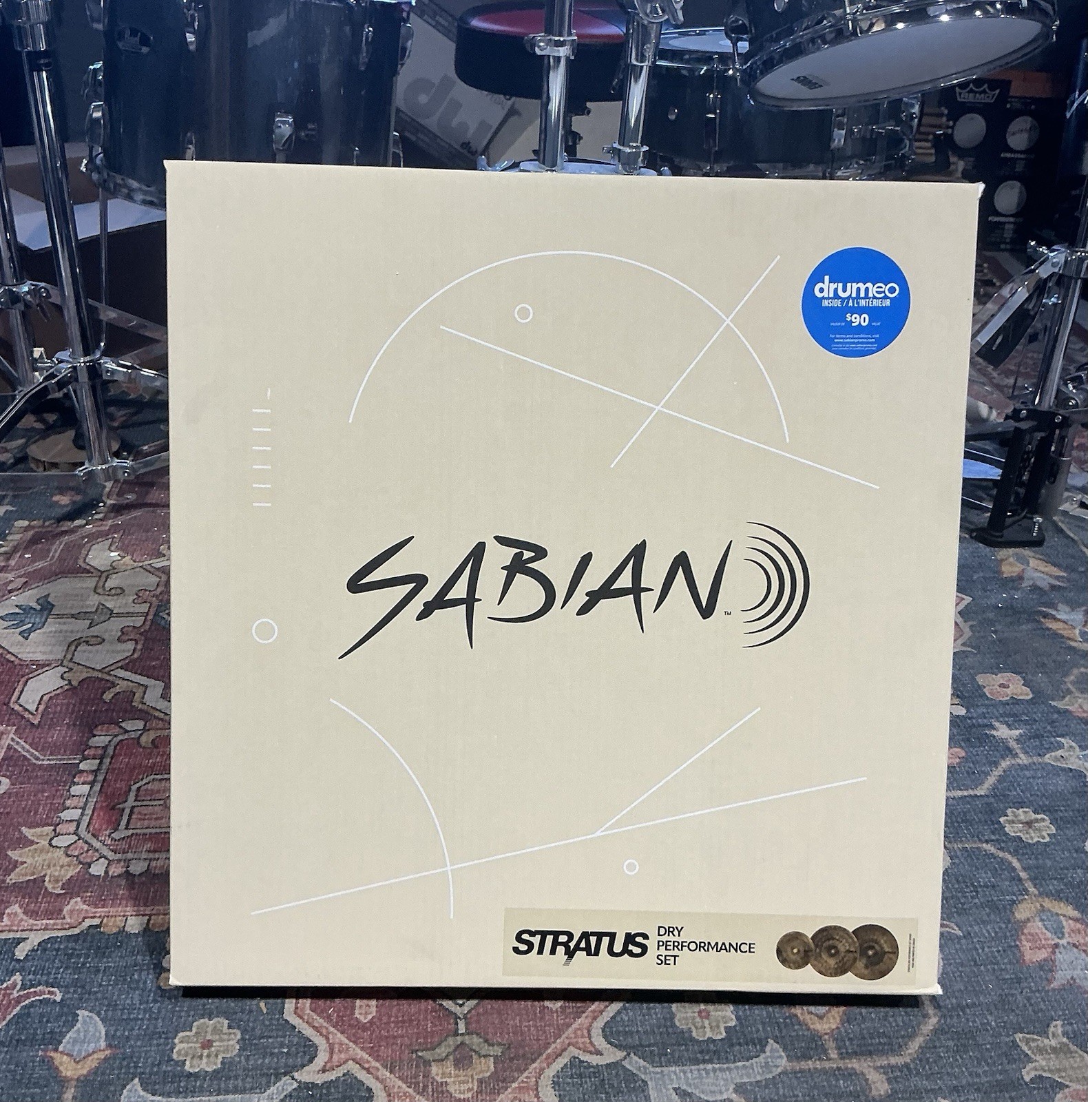 Sabian Stratus Dry Performance Cymbal Set 15/19/22