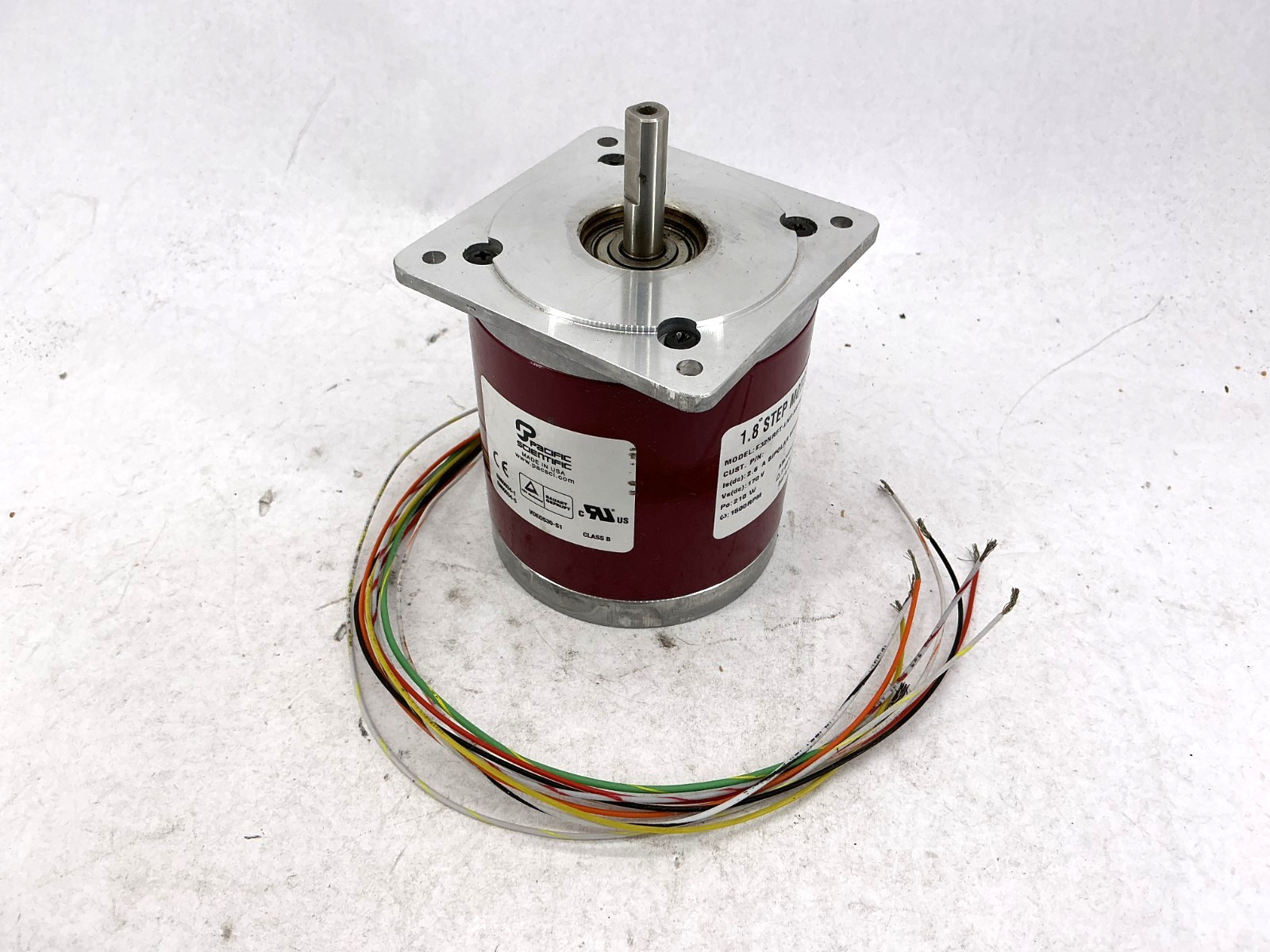 Pacific Scientific E32NRFT-LNF-NS-00 Stepper Motor 1.8-Step 2.6A 170V 210W 1500R