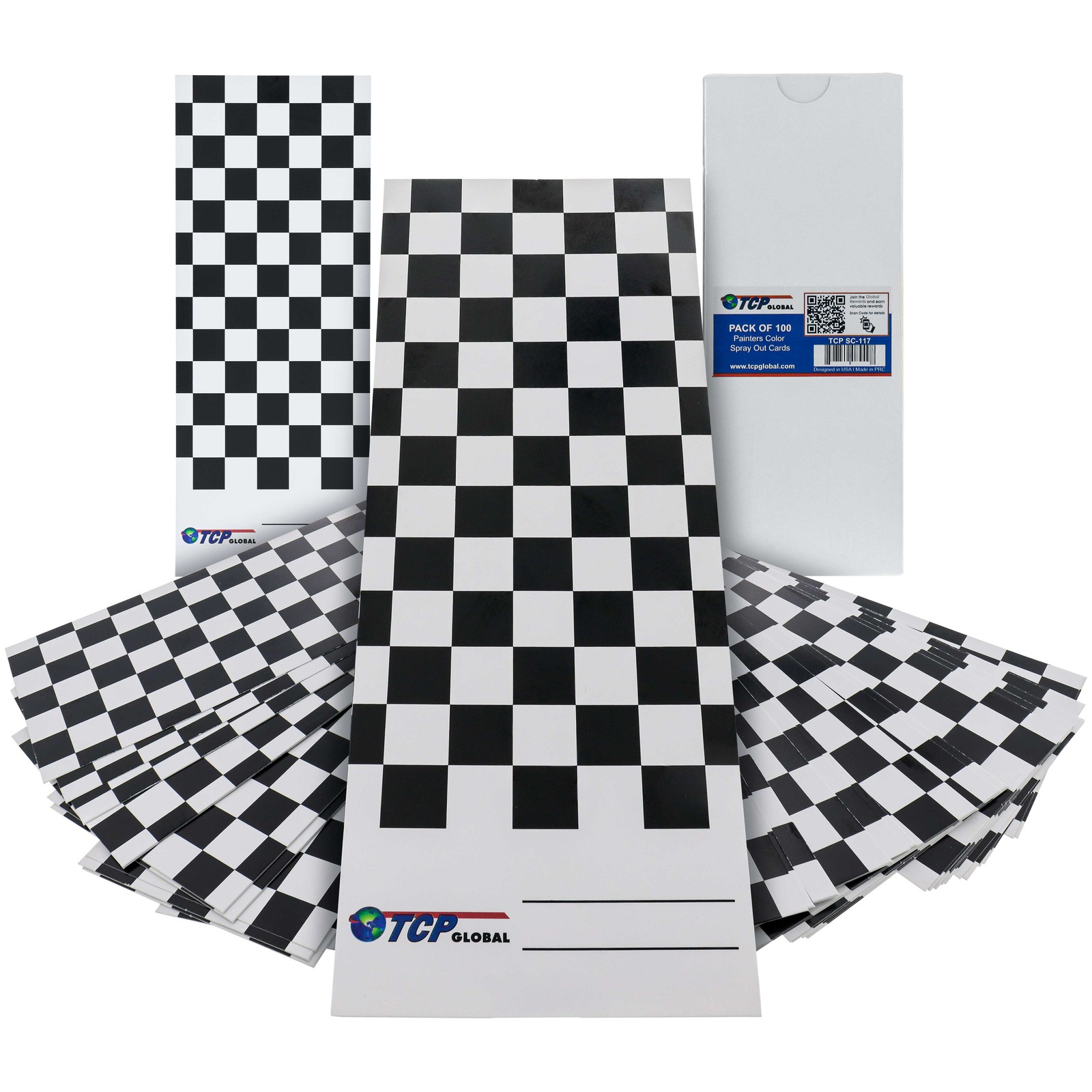 100 Paint Color Matching Spray Out Cards, Checkered Test Panels, Auto Bodyshop