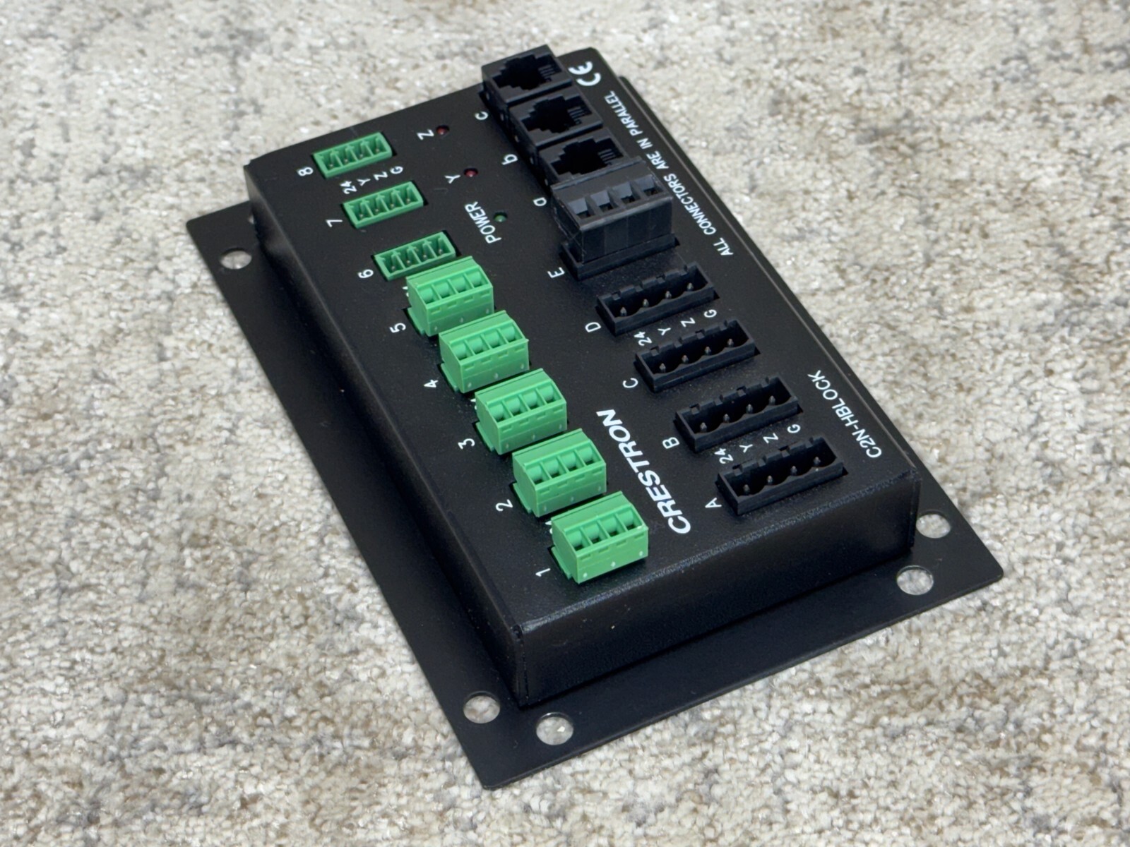 Crestron C2N-HBLOCK Multi-type Cresnet Distribution Block / 5 Connectors