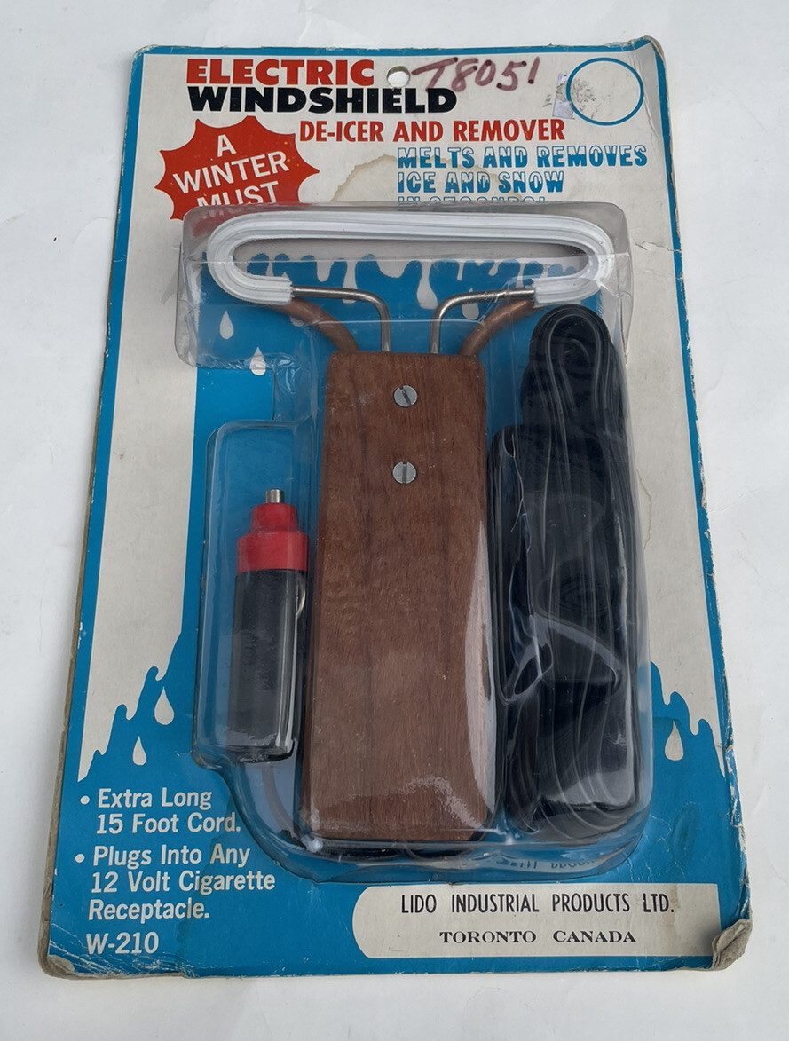 Electric Windshield Ice Defroster  Lido Industrial Canada VTG 1950’s? NOS RARE