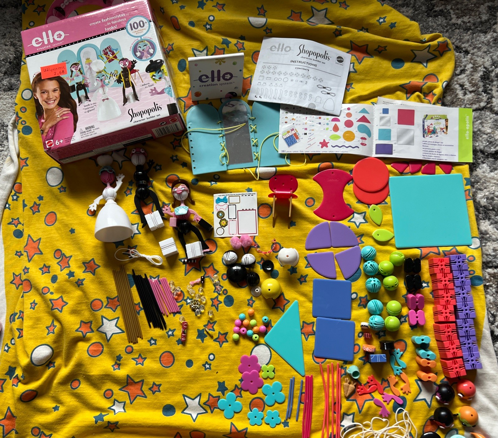 Ello Creation System Shopopolis Character Builder Set  Plus Additional Parts
