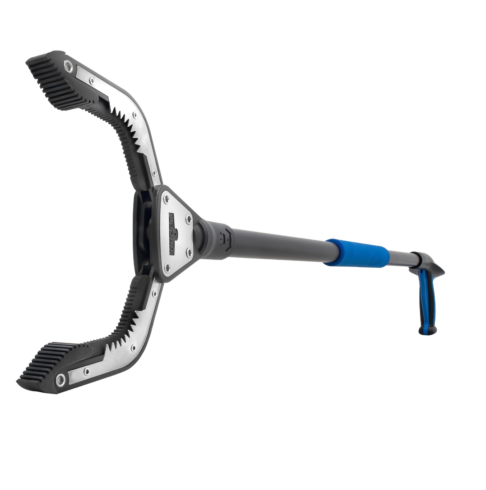 Professional 42.5” Rugged Reacher Grabber Tool with Rotating Head, Outdoor Tr...
