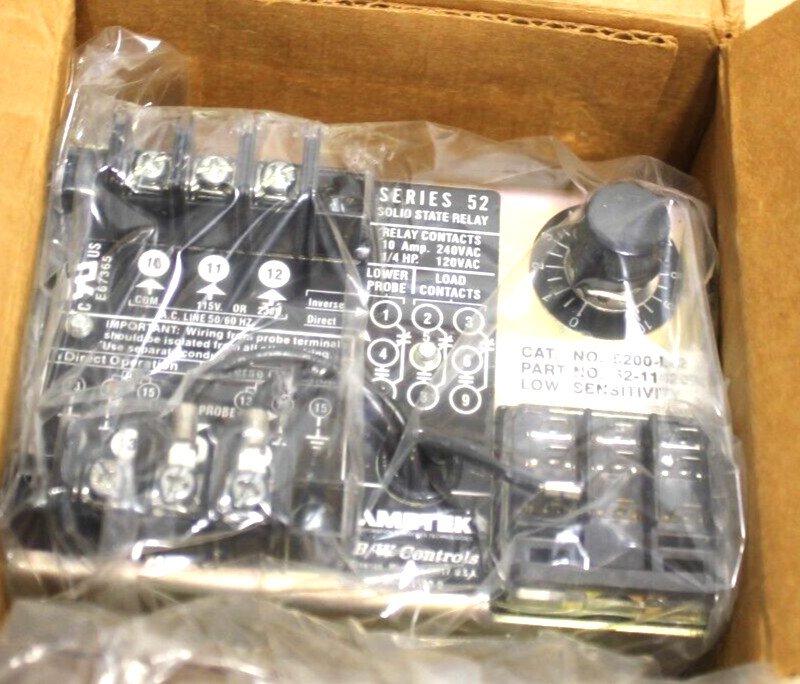 UBE 063-00100 Series 52 Solid State Low Sensitivity Relay NOS