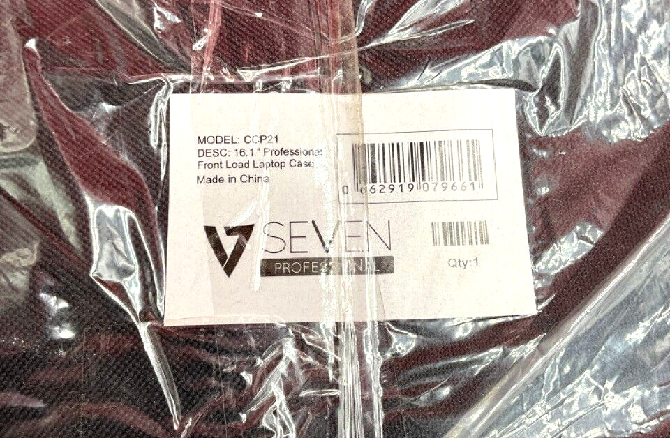 V7 Professional Front Loading Laptop Carrying Case CCP21-9N ✅❤️️✅ NEW!