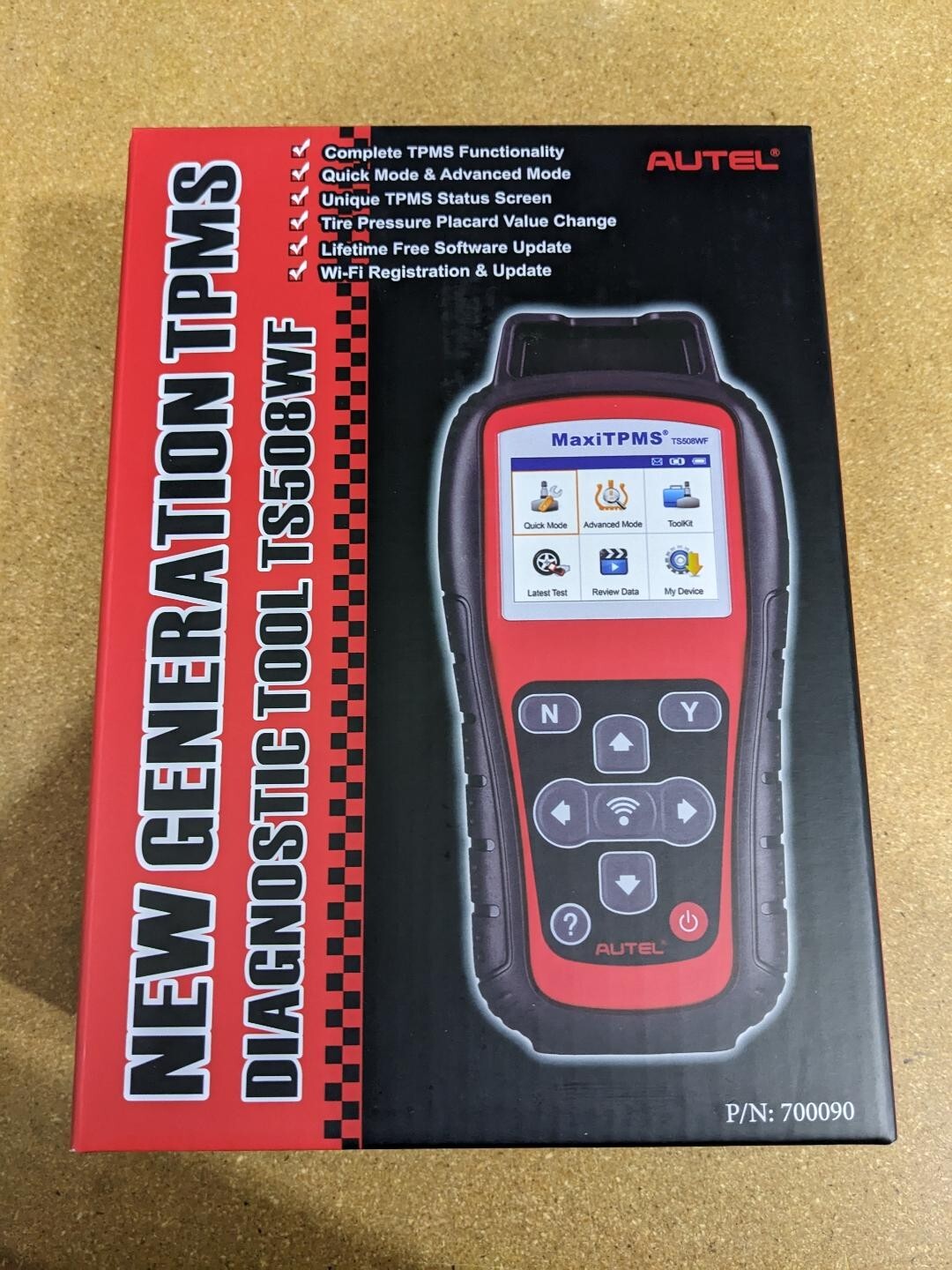NEW Autel MaxiTPMS TS508WF TPMS - Relearn Reset Tool