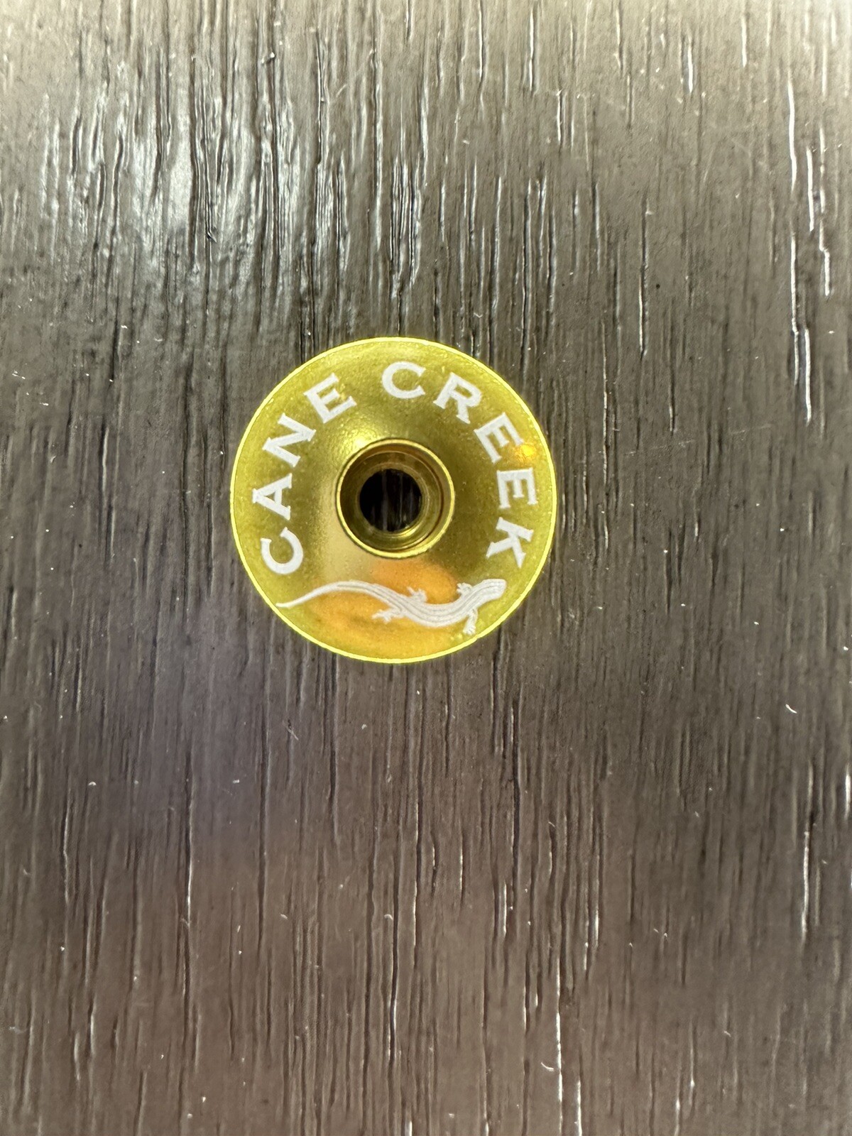 Cane Creek Repop Bicycle Headset Top Cap 1 1/8" Ano Gold Stem Cap Bike