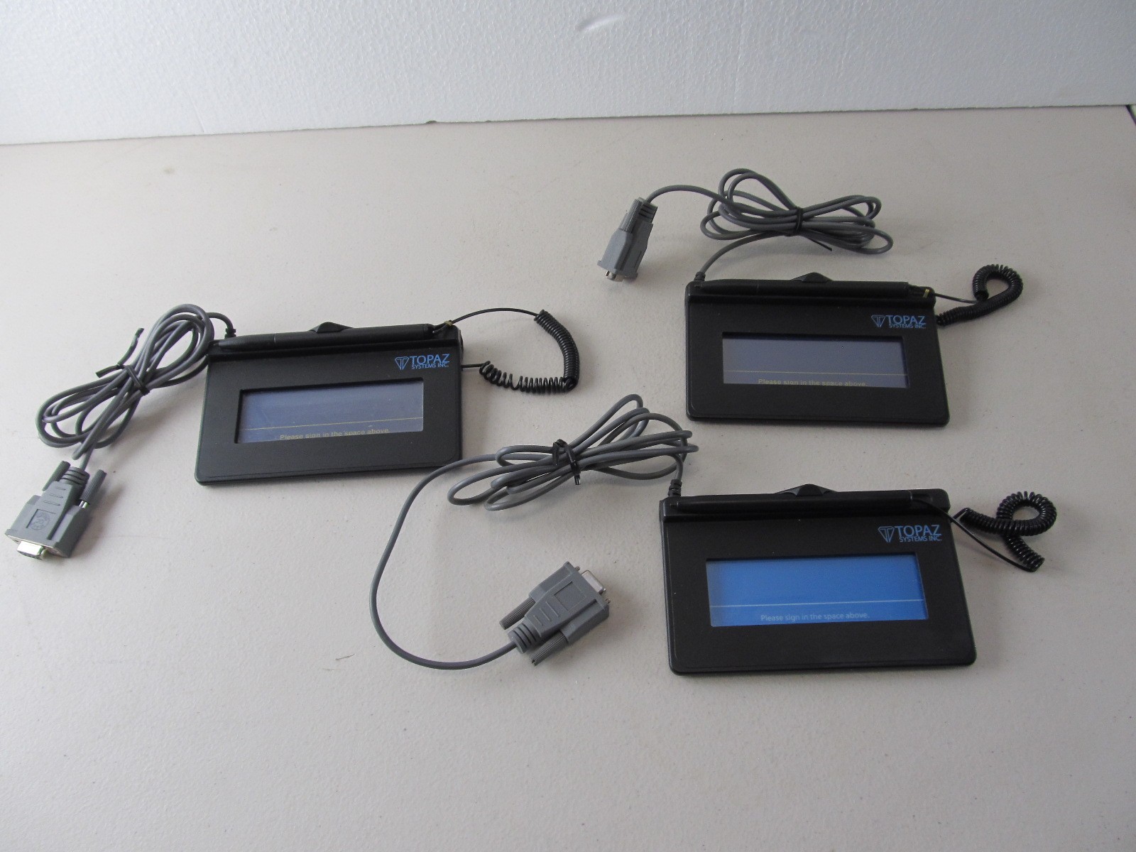 3 Topaz T-S460-B-R Serial SigLite 1x5 Electronic Signature Pad