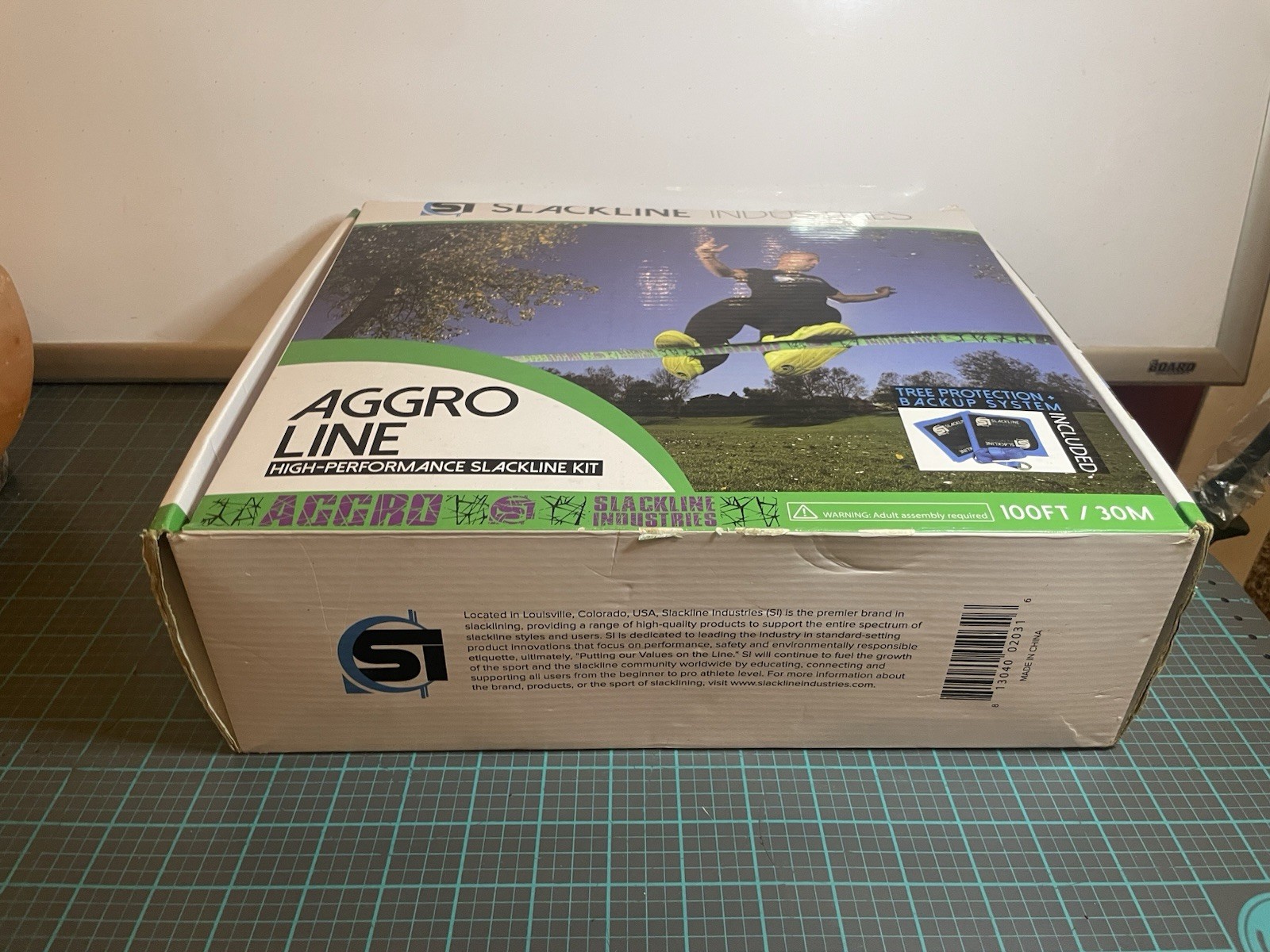 Slack Line Industries Aggro Line High-Performance Slackline Kit Incomplete