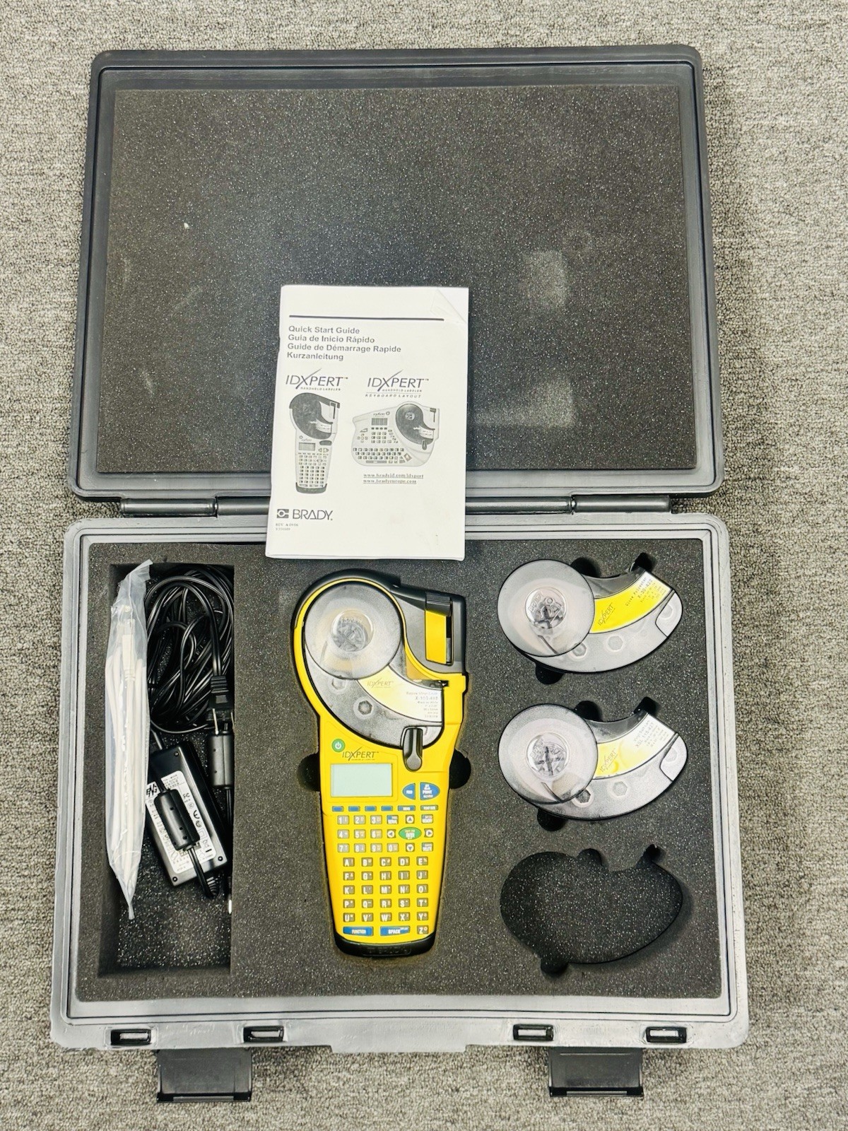*Working READ* BRADY IDXPERT Labeler Handheld Label Printer