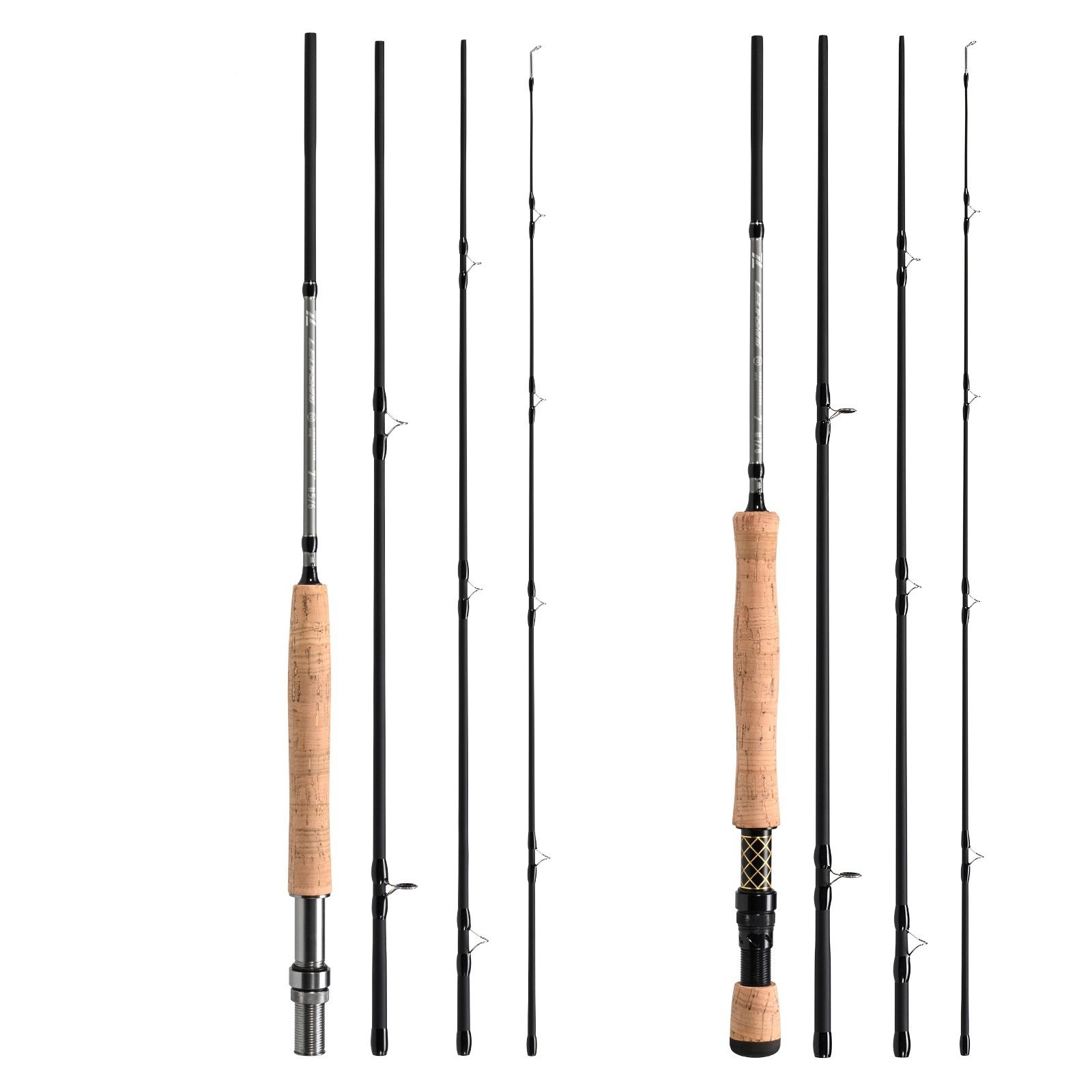 Small Streams Fly Fishing Rod Carbon Fiber 6.89ft 2.1m Panfish/Trout 4Section