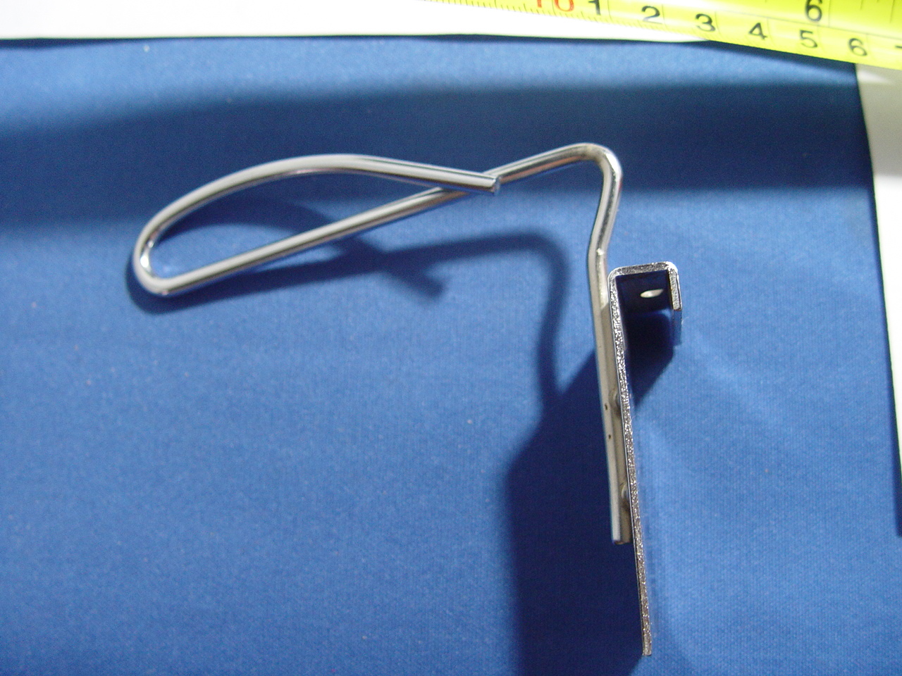 new 3 1/2" Chrome Slatwall Slat Hook Display lot of 10
