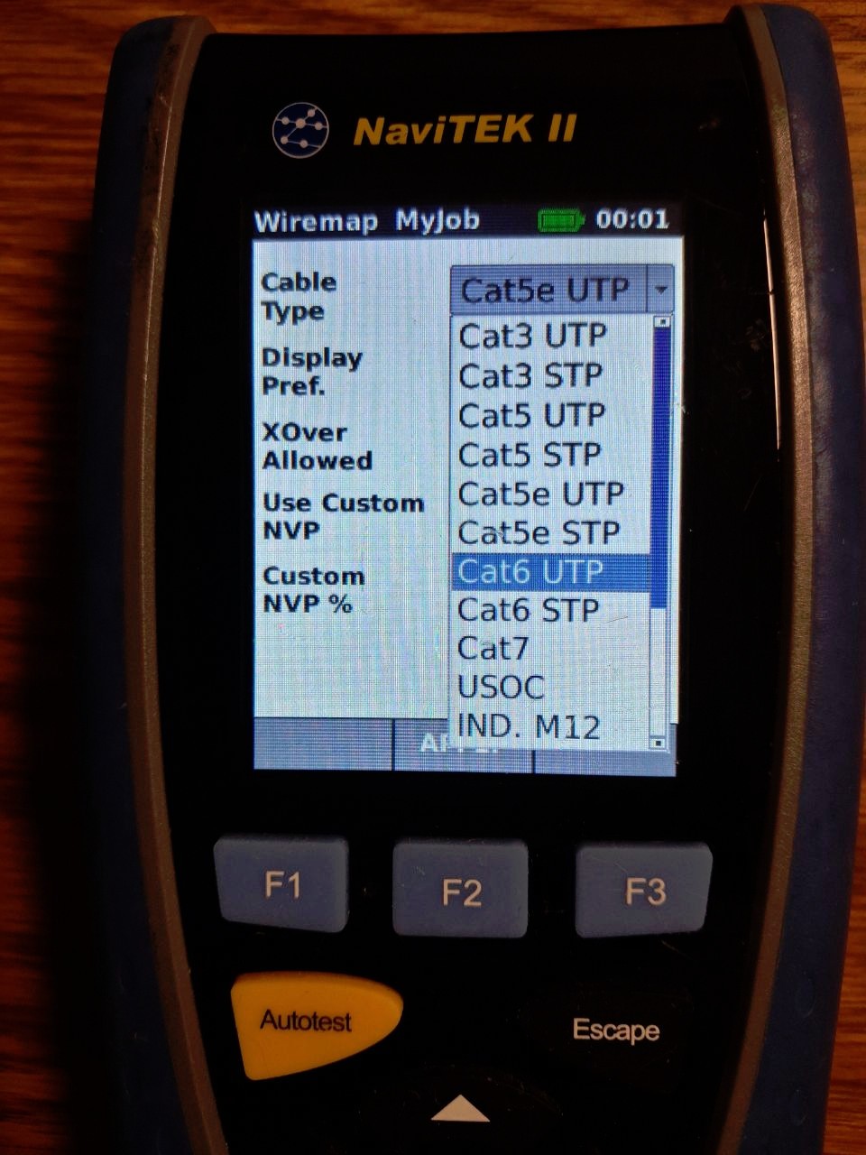 Trend Networks NaviTEK ll PLUS Network Cable Tester Wiremapping Copper/Fibre