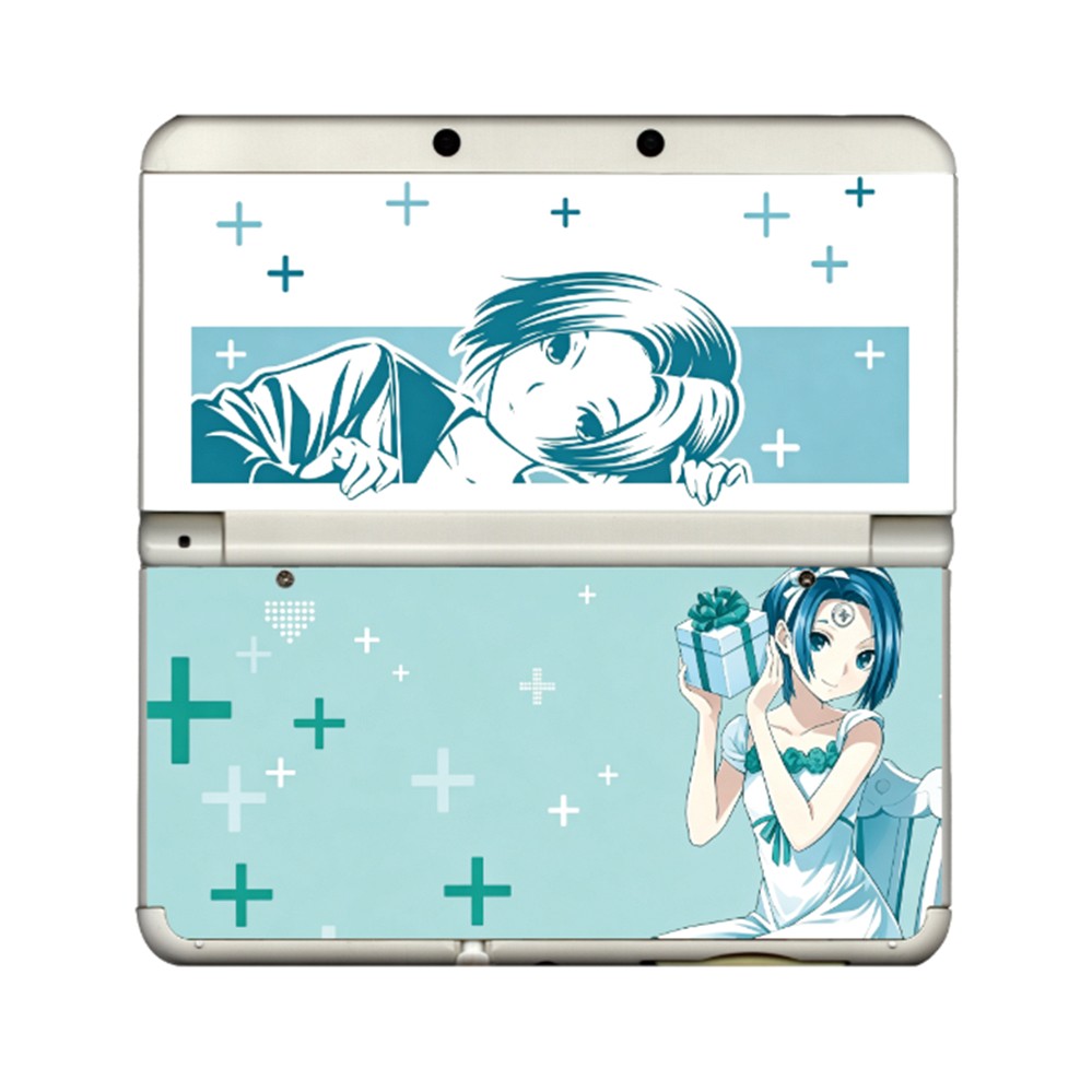 Plate Cover Case Faceplate Shell For Nintendo series Anime Blue Girl Cross 3DS