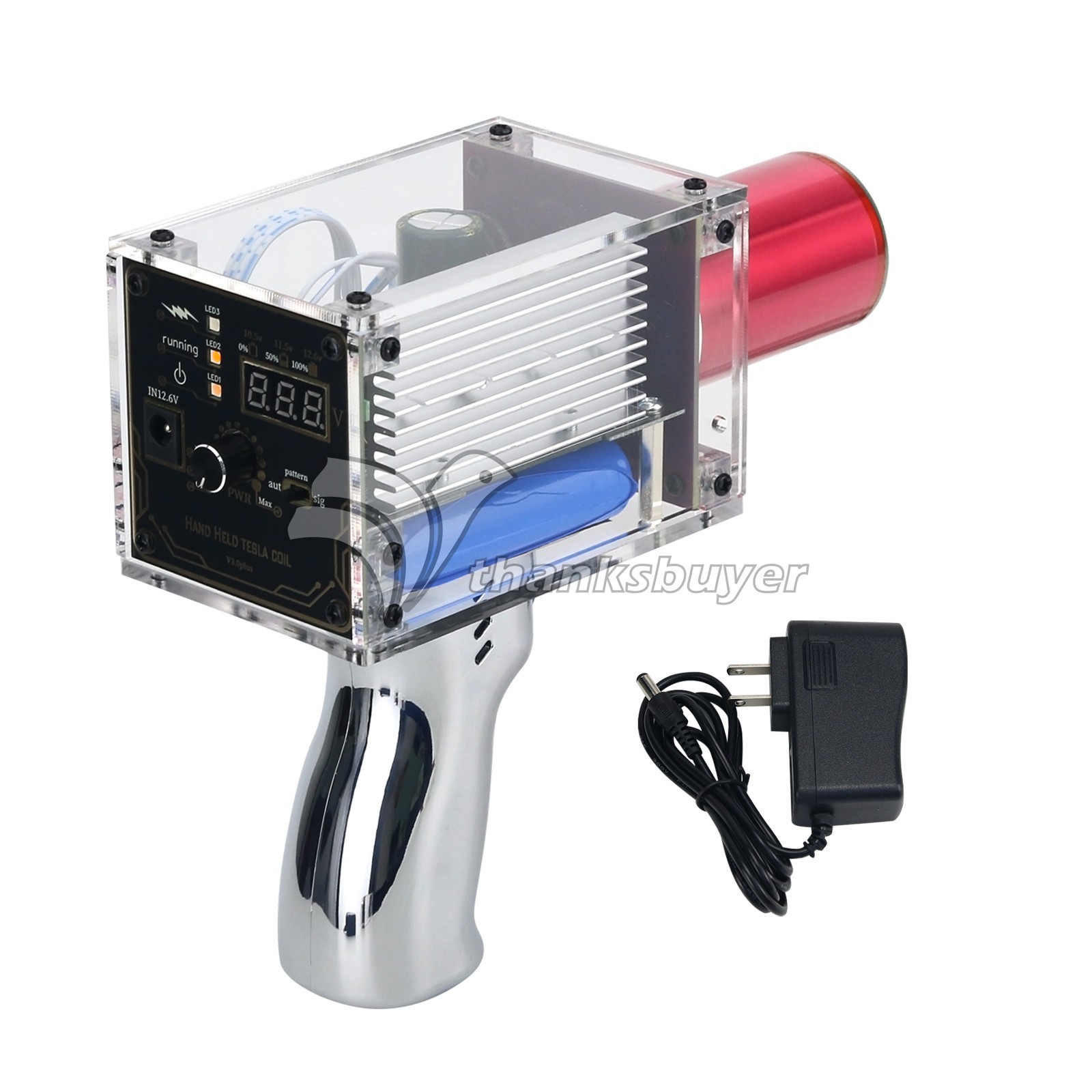 Enhanced Version Tesla Coil Gun Magnetic Energy Generator 3rd Generation Plus