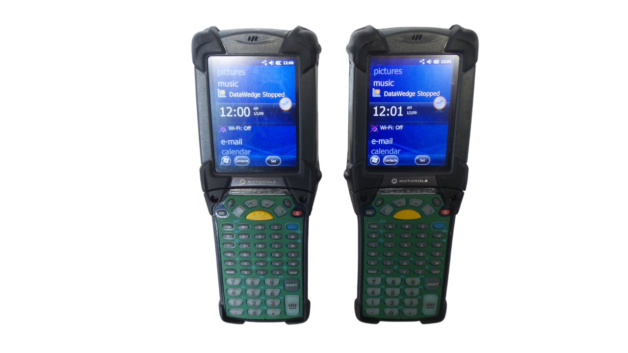 LOT 2 Motorola MC9190-G90SWEQA660 Wireless Barcode Scanner - Free shipping