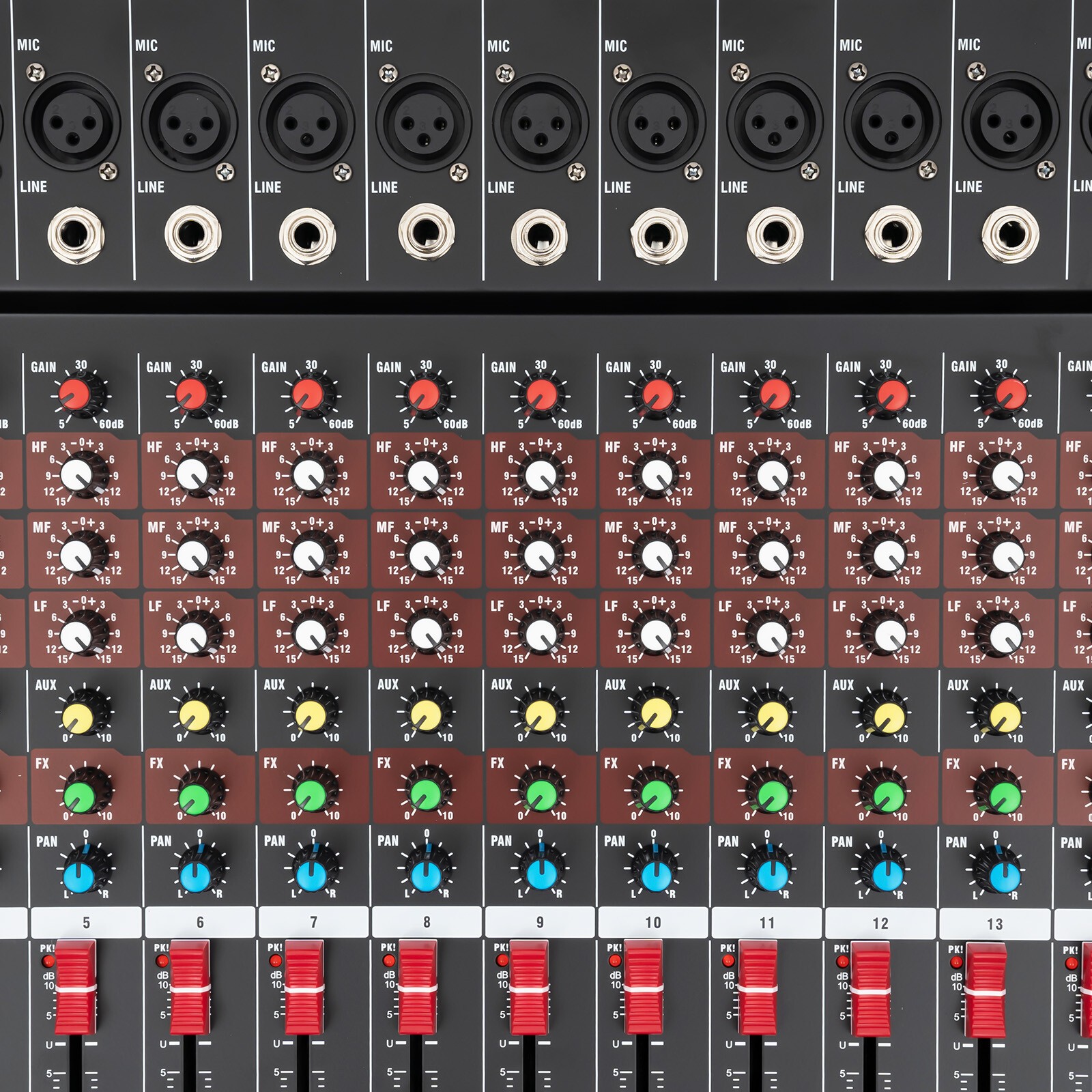16 Channel Professional Powered Mixer Power Mixing 16 DSP Stage/Live Sound USB