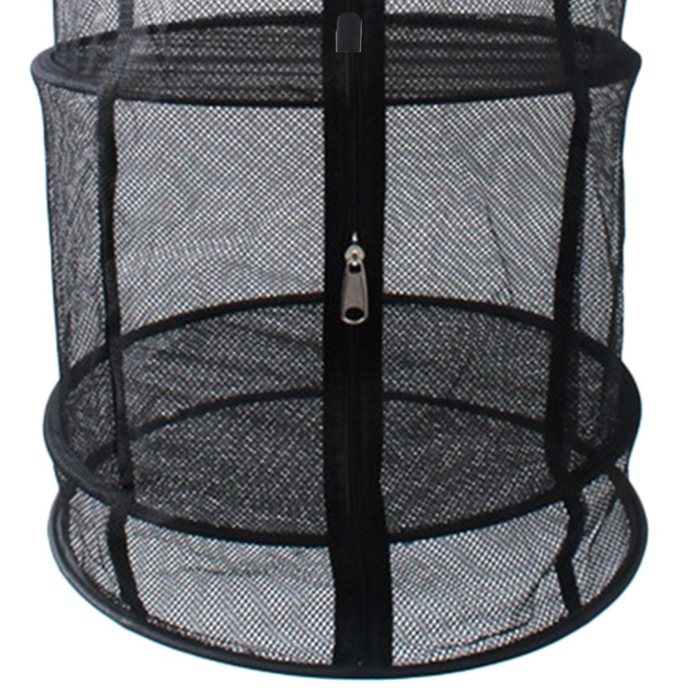 Four Layer Folding Mesh Drying Net Outdoor Circular Hanging Dryer with Zippers