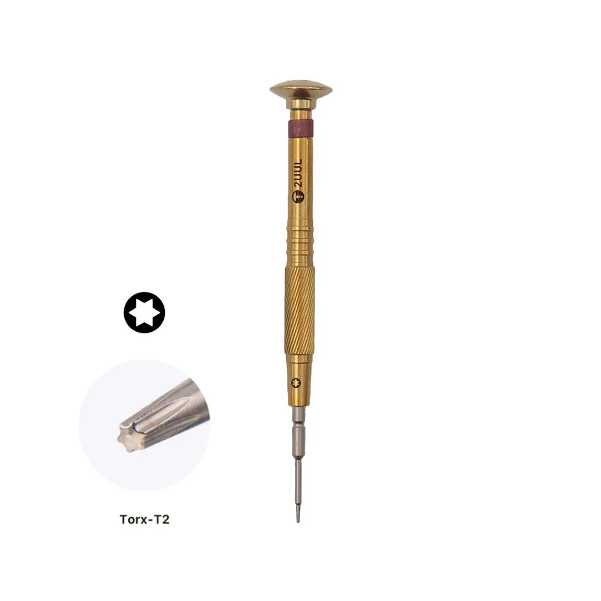 BST Brass Handle Heavy Weight Screwdriver for Phone Repair- Torx T2