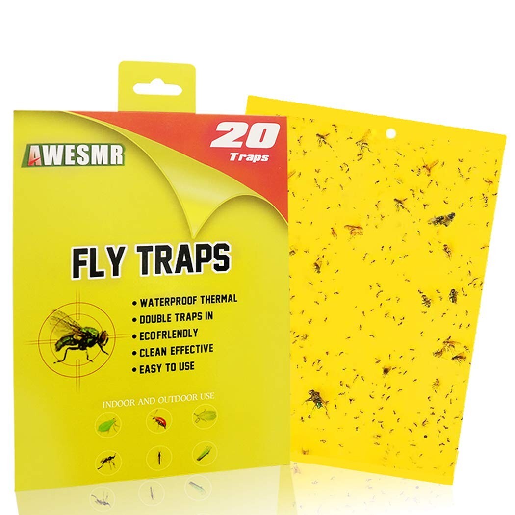 AWESMR Fly Traps,Fruit Fly Trap Suitable for Indoor/outdoor Plant Flying Insects