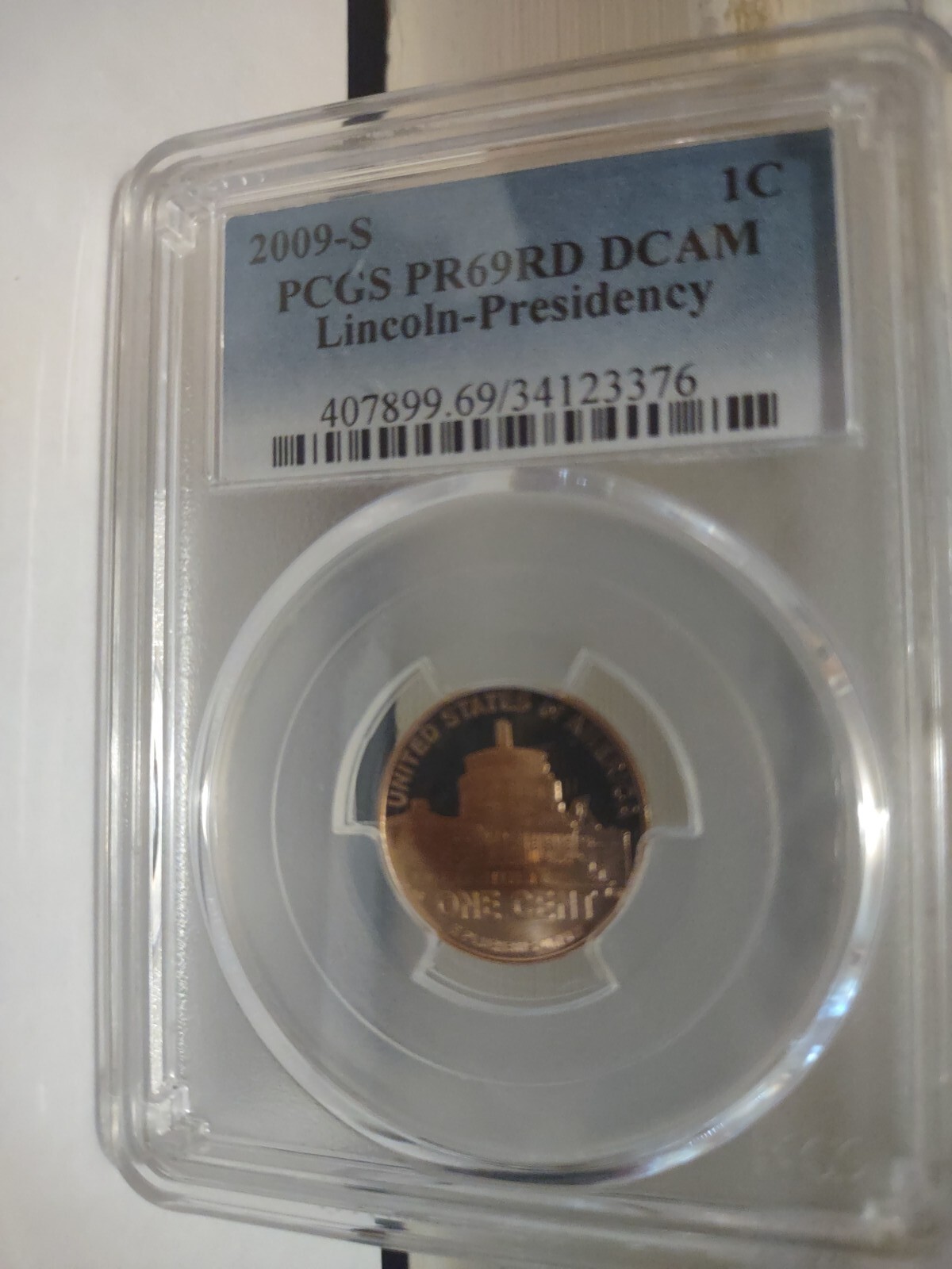 2009 U.S. Lincoln Bicentennial Presidency PCGS PR 69 RD DCAM 1C