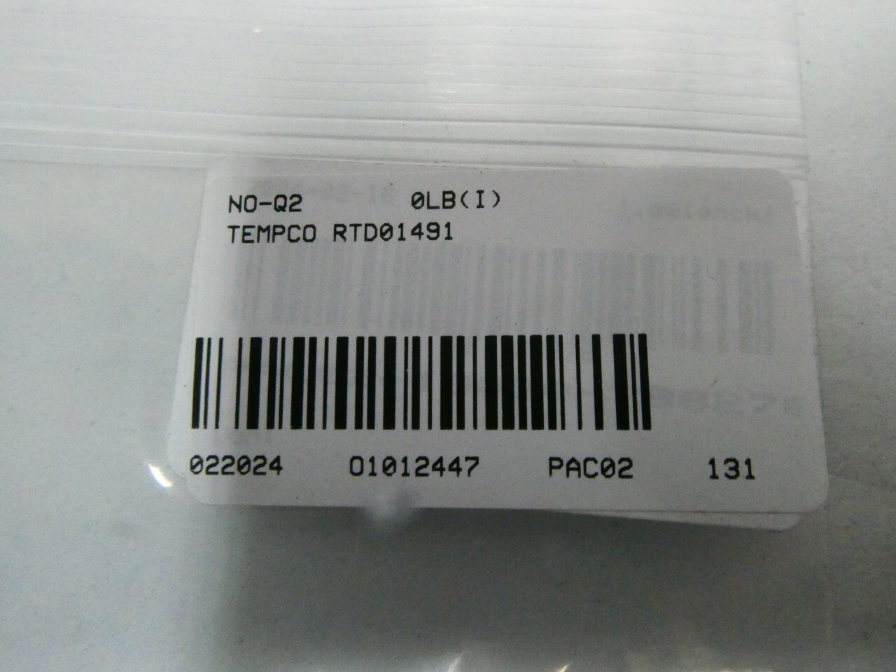 Tempco RTD01491 3in Rtd