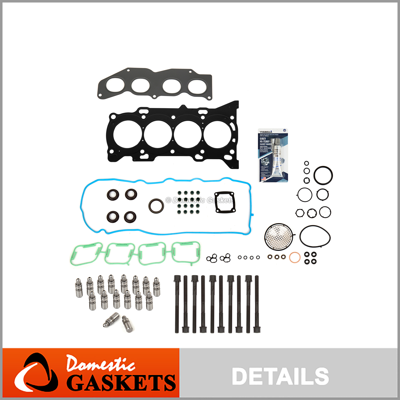 Head Gasket Set Bolts Lifters Fit 09-16 Toyota Rav4 Camry Scion tC 2.5L 2ARFE