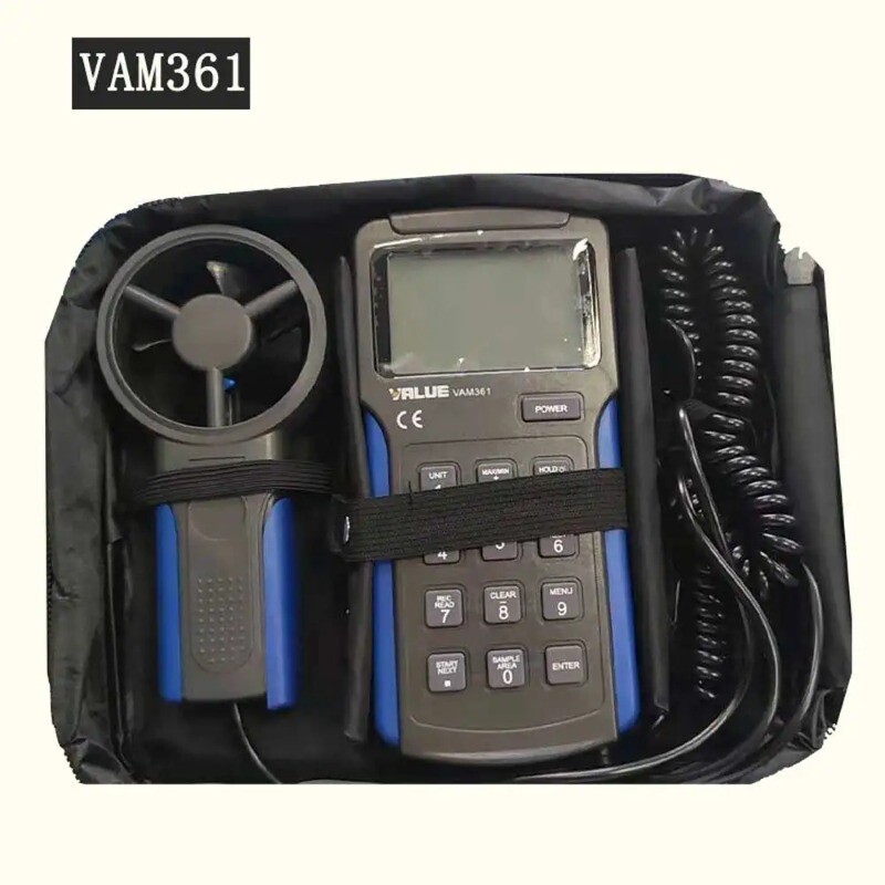 LCD Air Flow Anemometer Split Handheld Wind Meter Digital Display Anemometer