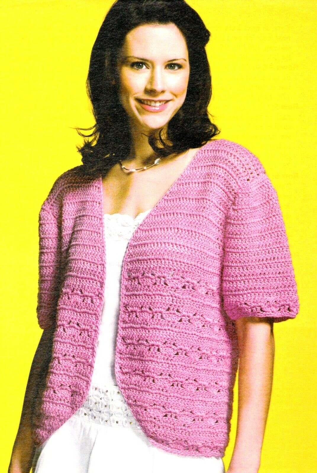 BEAUTIFUL New Perspectives Jacket/Crochet Pattern INSTRUCTIONS ONLY
